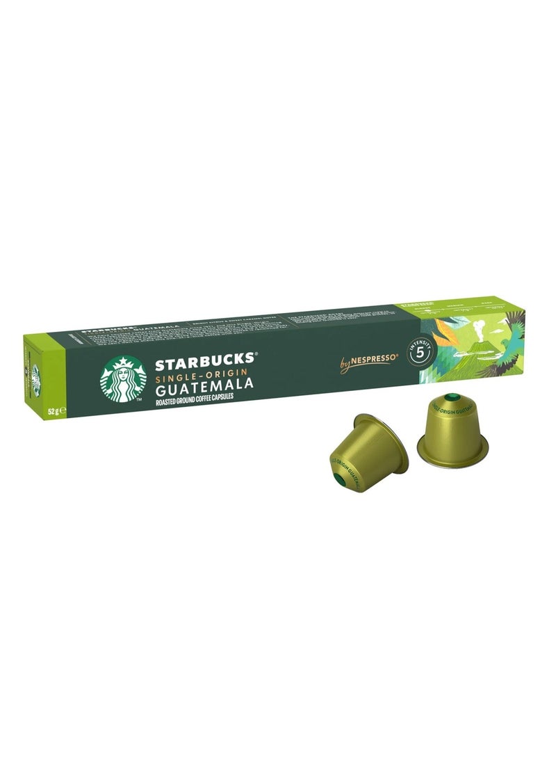 Starbucks Guatemala Nespresso Capsules 10 Pack - Image 1